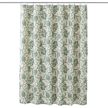 Dorset Green Floral Shower Curtain 72